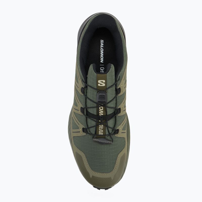 Scarpe da corsa da uomo Salomon Speedcross Peak olive night/deep lichen green/black 5