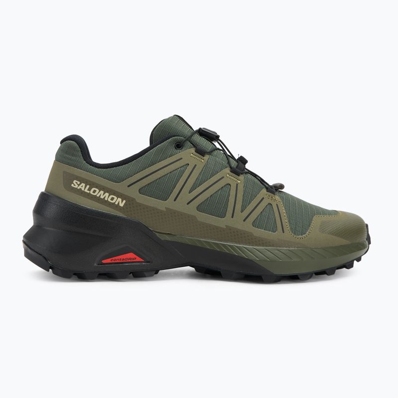 Scarpe da corsa da uomo Salomon Speedcross Peak olive night/deep lichen green/black 7