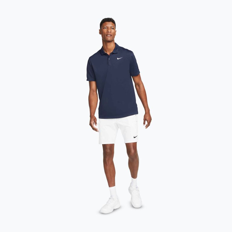Polo da tennis uomo Nike Court Dri-Fit Polo Solid obsidian/white 2