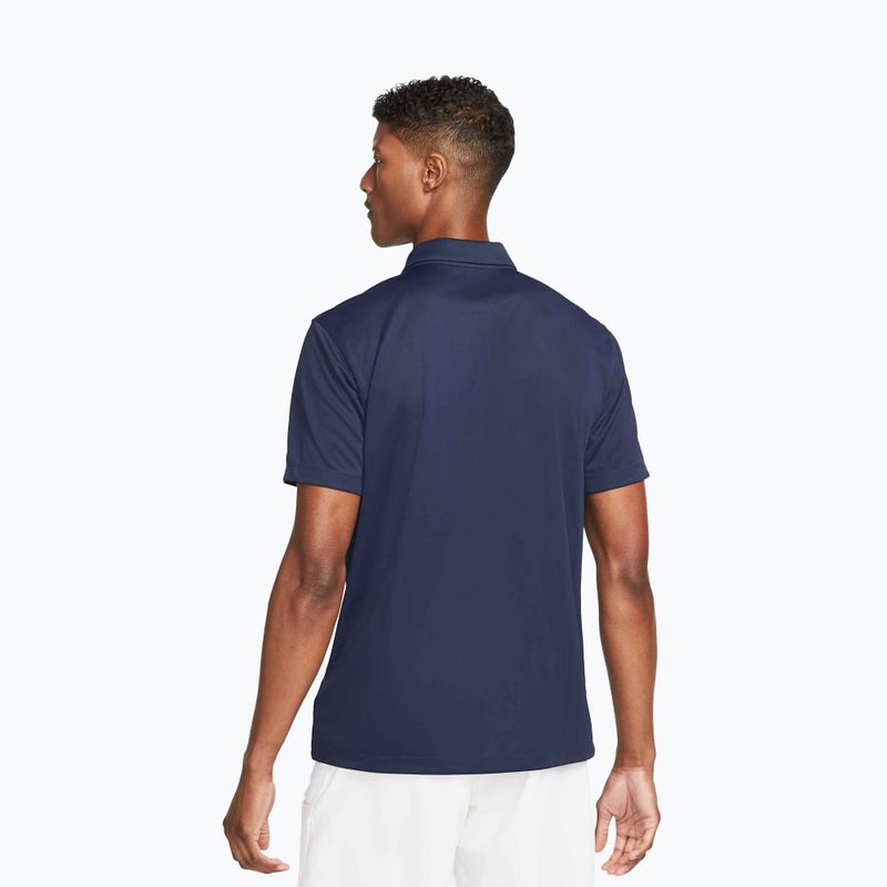 Polo da tennis uomo Nike Court Dri-Fit Polo Solid obsidian/white 3