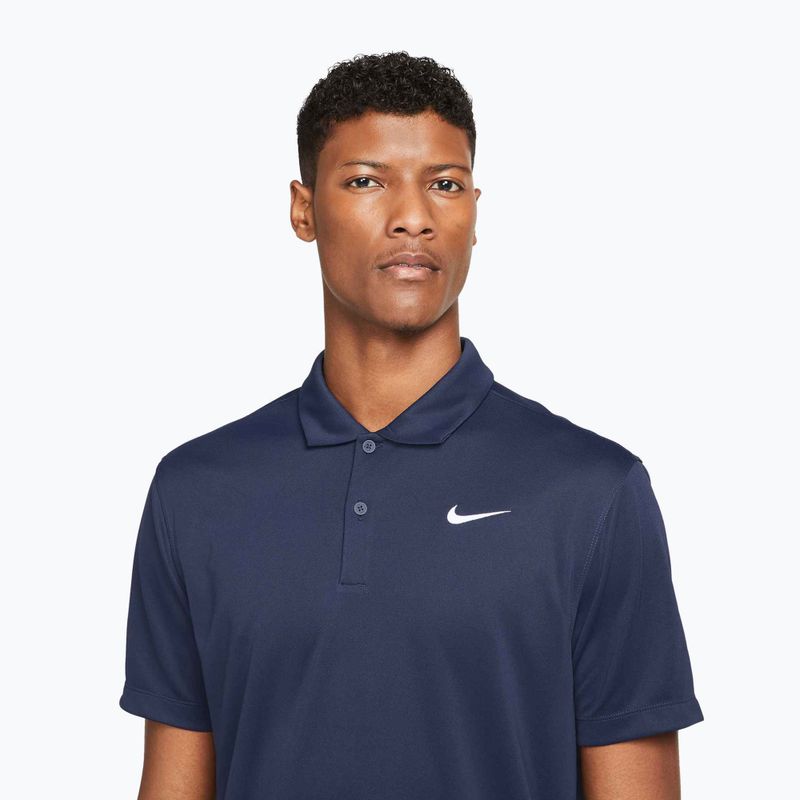 Polo da tennis uomo Nike Court Dri-Fit Polo Solid obsidian/white 4
