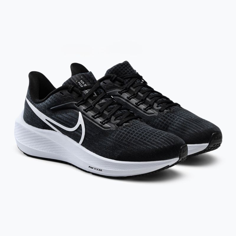 Scarpe da corsa donna Nike Air Zoom Pegasus 39 nero/bianco/grigio fumo scuro 5