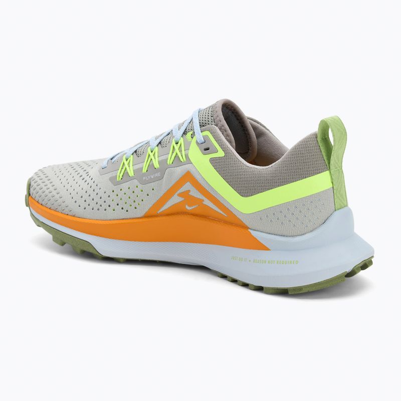 Scarpe da running uomo Nike Pegasus Trail 4 light iron ore/volt/cobblestone 3