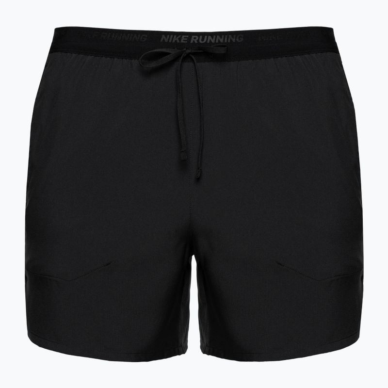 Pantaloncini da corsa da uomo Nike Dri-Fit Stride 5" Slip-Lined nero/nero