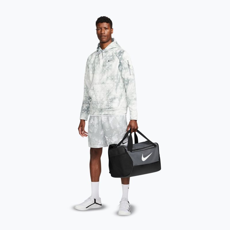 Borsa da allenamento Nike Brasilia 9.5 41 l grigio/bianco 9