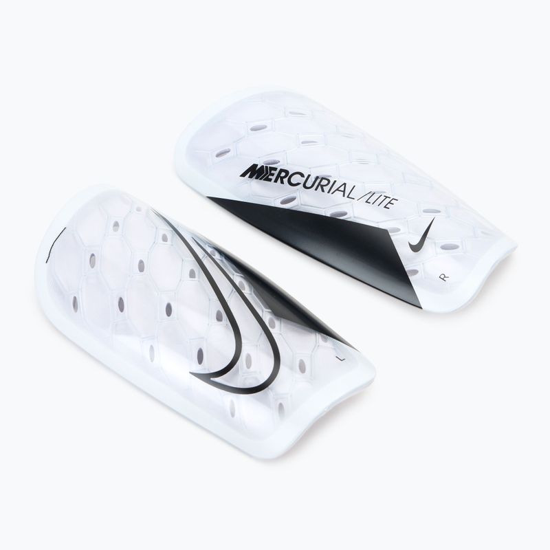 Protezioni da calcio Nike Mercurial Lite bianco / bianco / nero 3