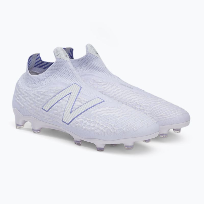Scarpe da calcio da uomo New Balance Tekela V3+ Pro FG bianco 4