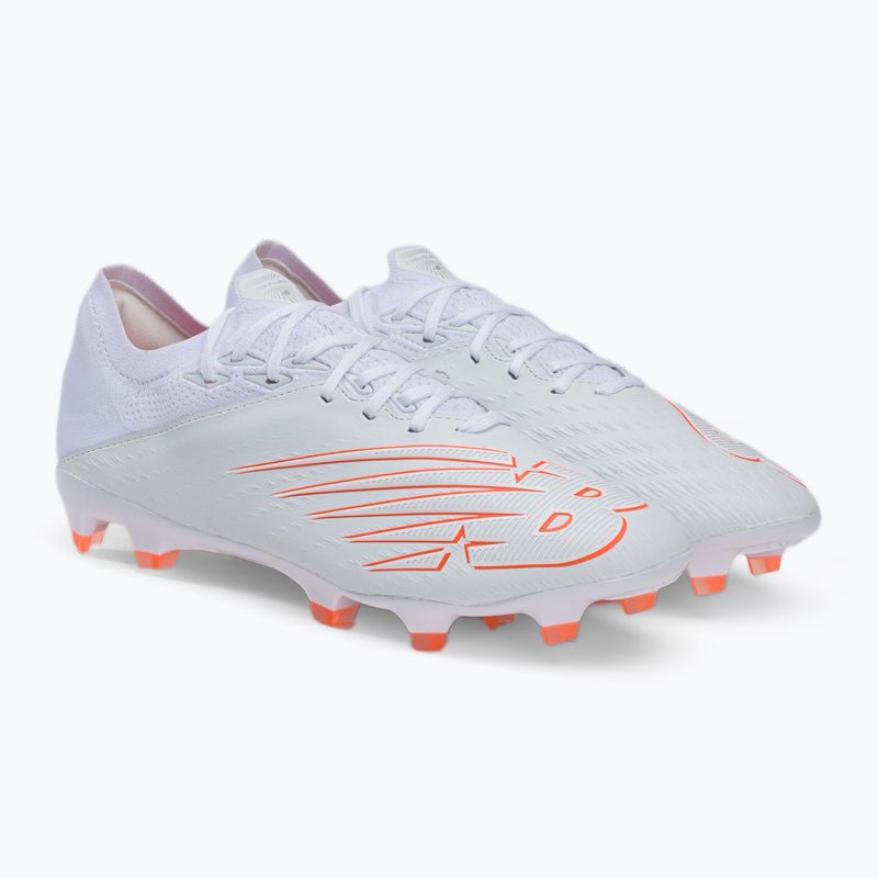 Scarpe da calcio da uomo New Balance Furon V6+ Pro Leather FG bianco 4