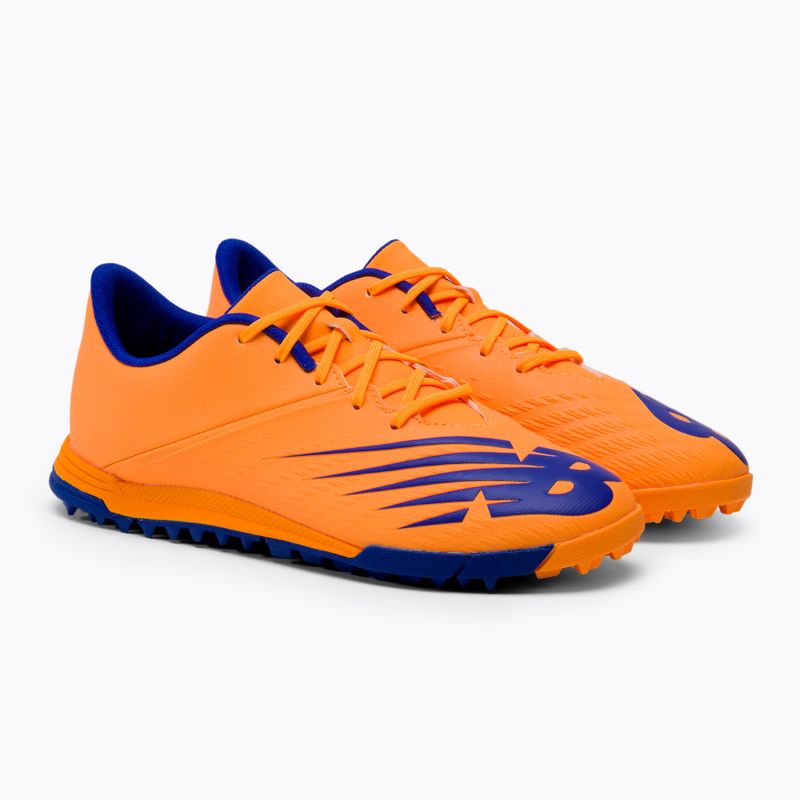 Scarpe da calcio per bambini New Balance Furon V6+ Dispatch JNR TF impulse/vibrant orange 4
