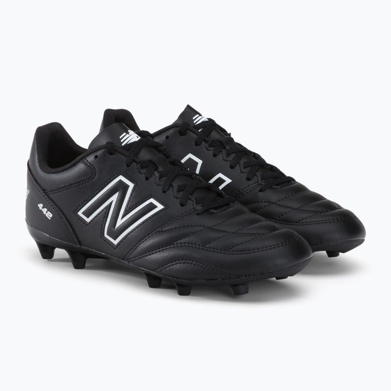 Scarpe da calcio da uomo New Balance 442 v2 Academy FG nero 4