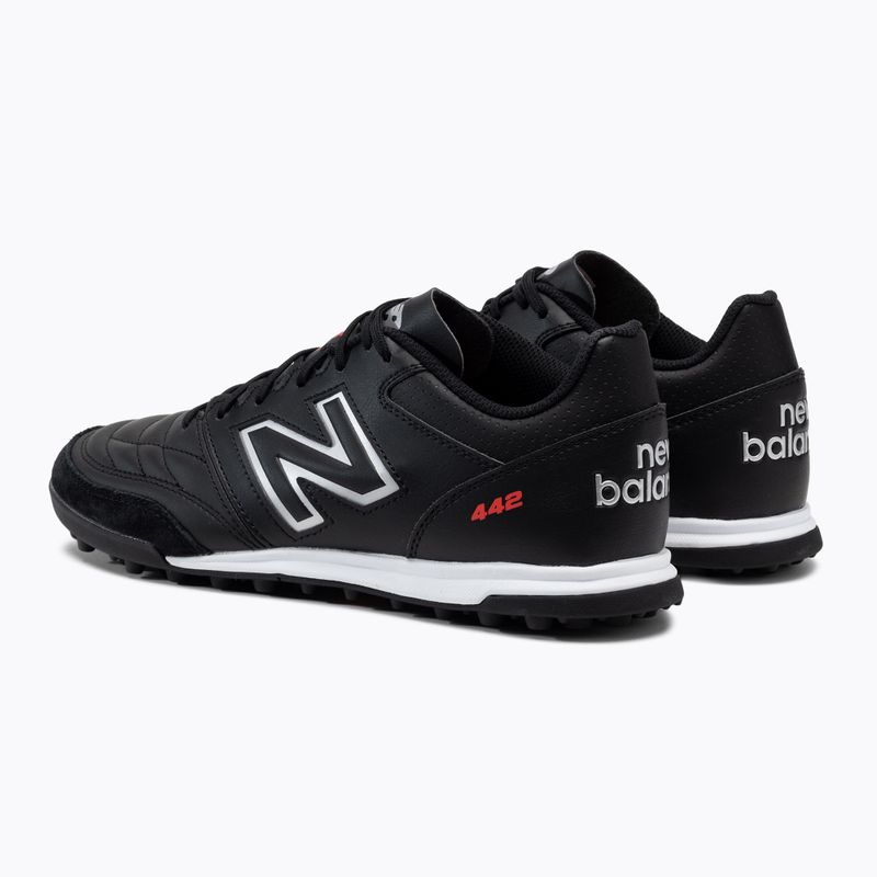 Scarpe da calcio da uomo New Balance 442 v2 Team TF nero 3