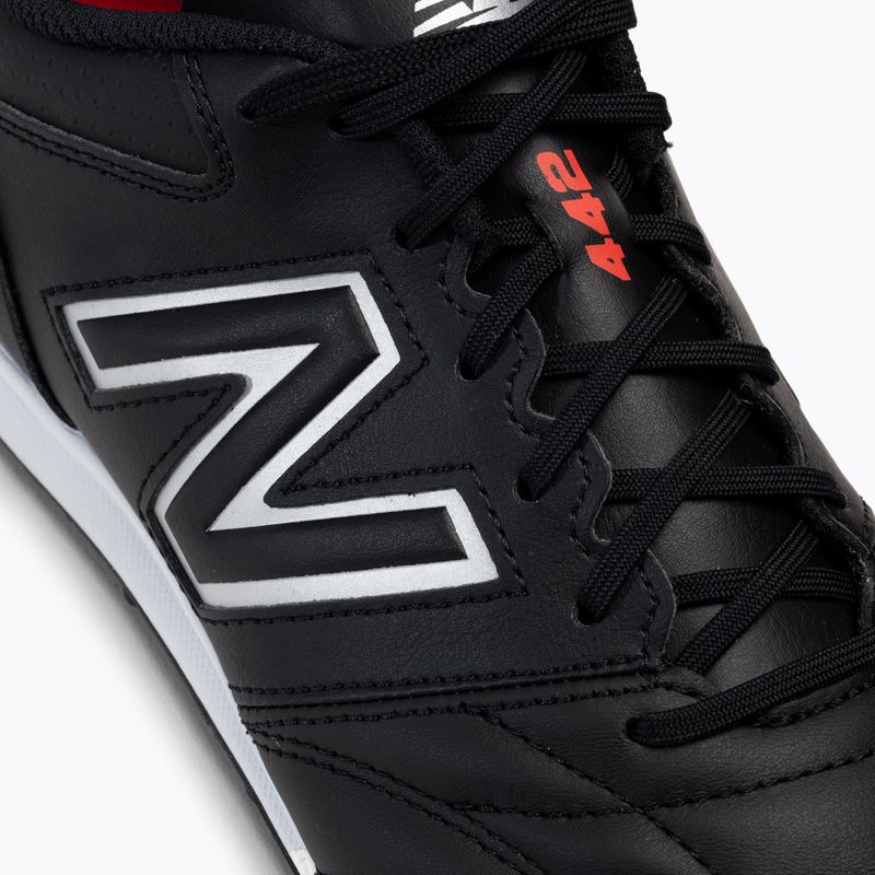 Scarpe da calcio da uomo New Balance 442 v2 Team TF nero 7