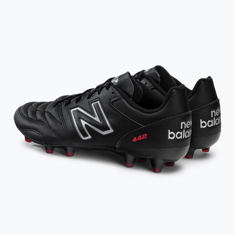 Scarpe da calcio da uomo New Balance 442 v2 Team FG nero 3