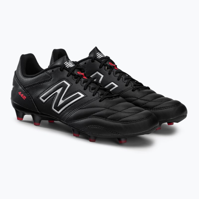 Scarpe da calcio da uomo New Balance 442 v2 Team FG nero 4