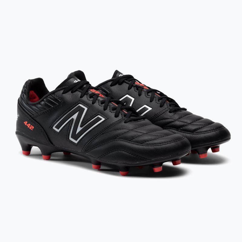 Scarpe da calcio da uomo New Balance 442 v2 Pro FG nero 4