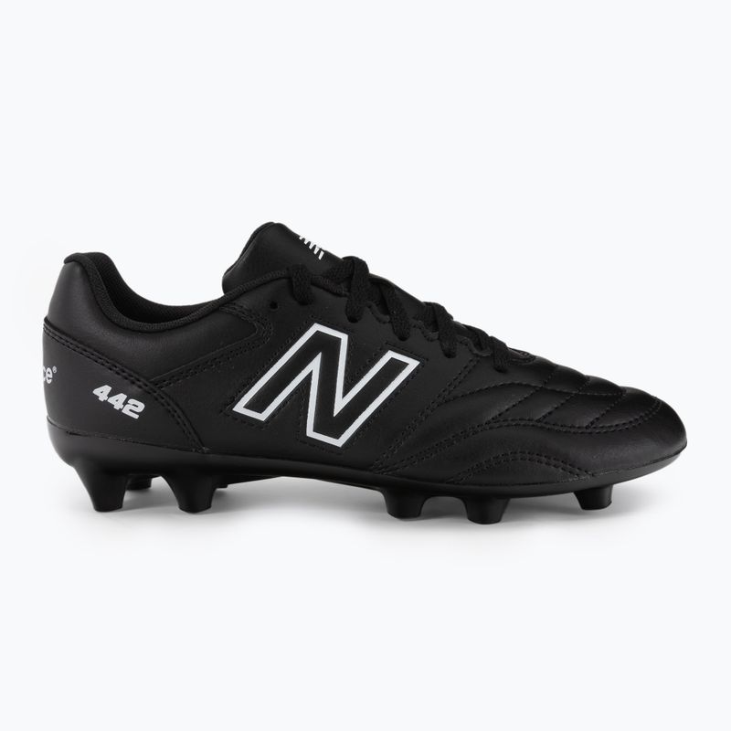Scarpe da calcio per bambini New Balance 442 v2 Academy JNR FG nero 2