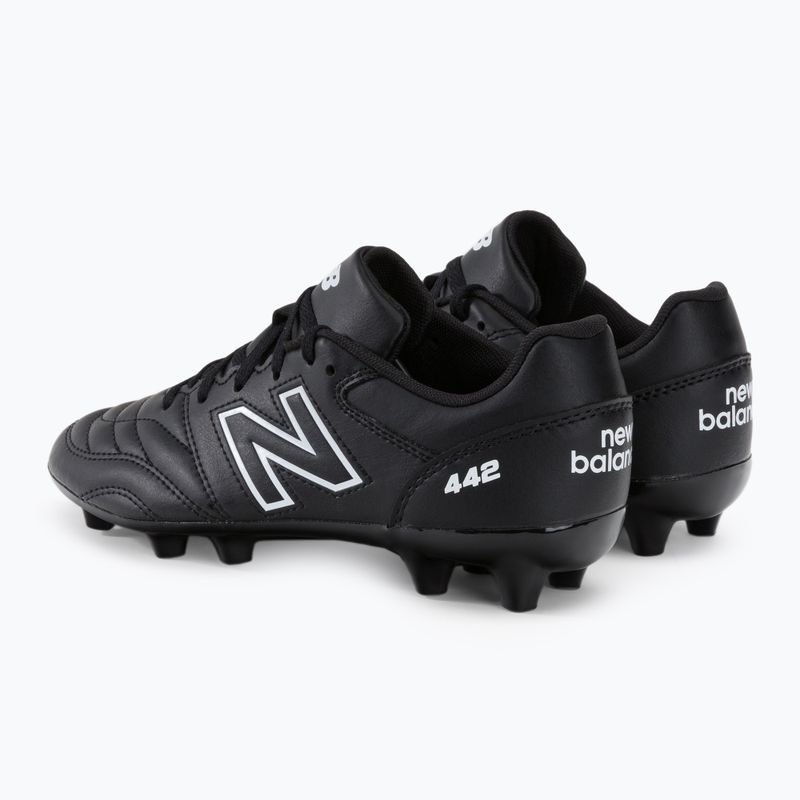 Scarpe da calcio per bambini New Balance 442 v2 Academy JNR FG nero 3