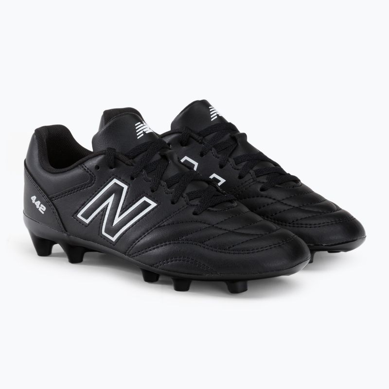 Scarpe da calcio per bambini New Balance 442 v2 Academy JNR FG nero 4