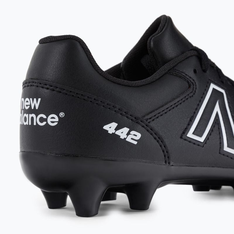 Scarpe da calcio per bambini New Balance 442 v2 Academy JNR FG nero 8