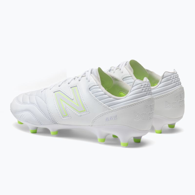 Scarpe da calcio da uomo New Balance 442 v2 Pro FG bianco 3