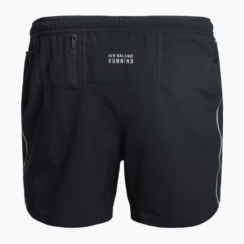 Pantaloncini da corsa New Balance Impact Run 5" da uomo, nero 7