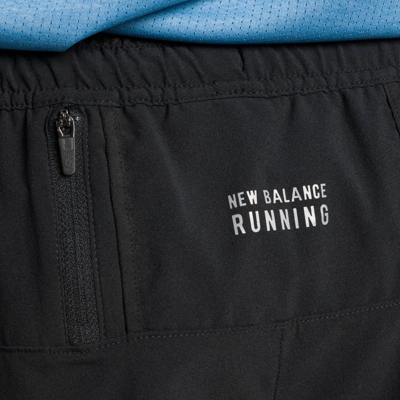 Pantaloncini da corsa New Balance Impact Run 5" da uomo, nero 5