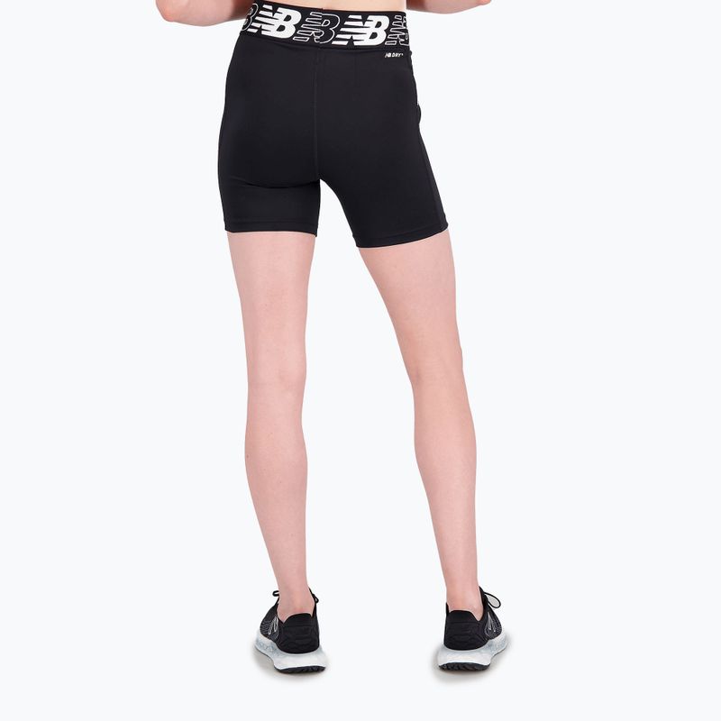 Pantaloncini da allenamento da donna New Balance Relentless Fitted nero 3