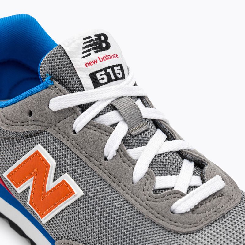 Scarpe da bambino New Balance 515 v1 grigio 8