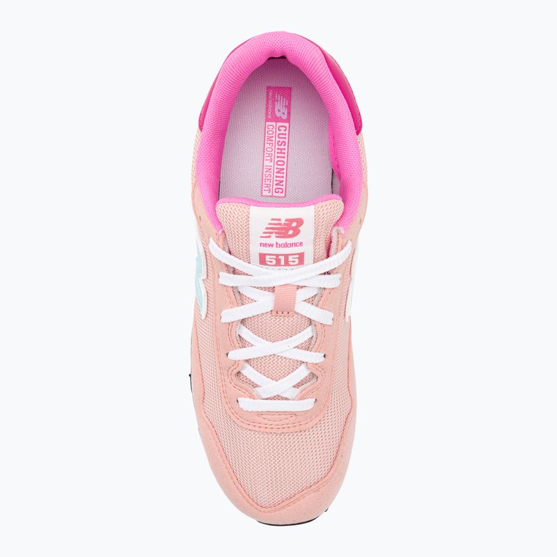 Scarpe New Balance 515 rosa per bambini 6