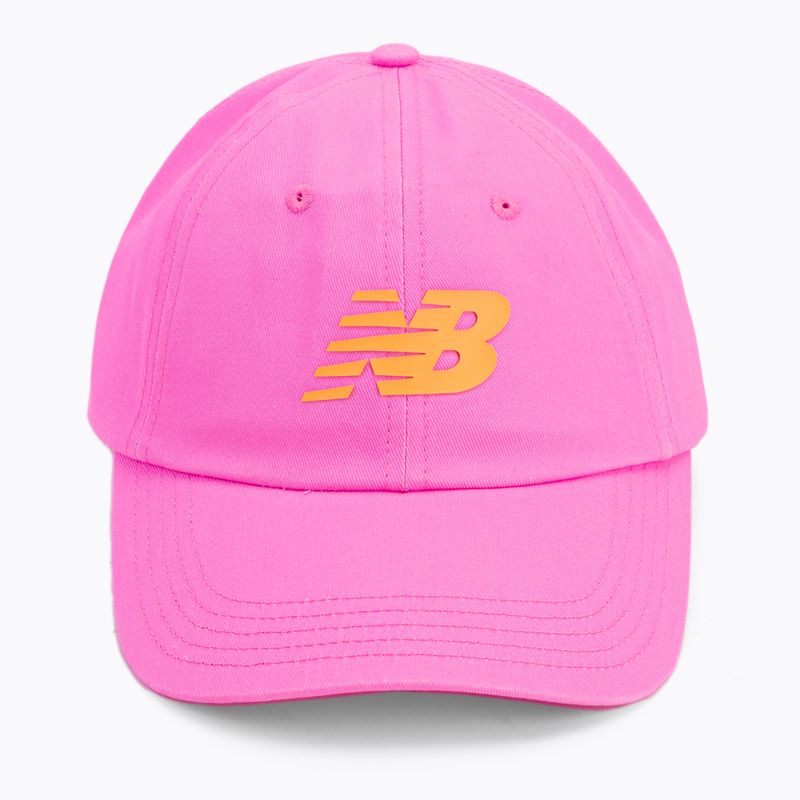 Berretto da baseball rosa New Balance 6-Panel Curved Brim Snap Back da donna 4