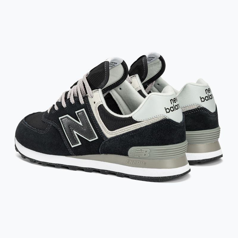 Scarpe  New Balance 574 black/grey 3