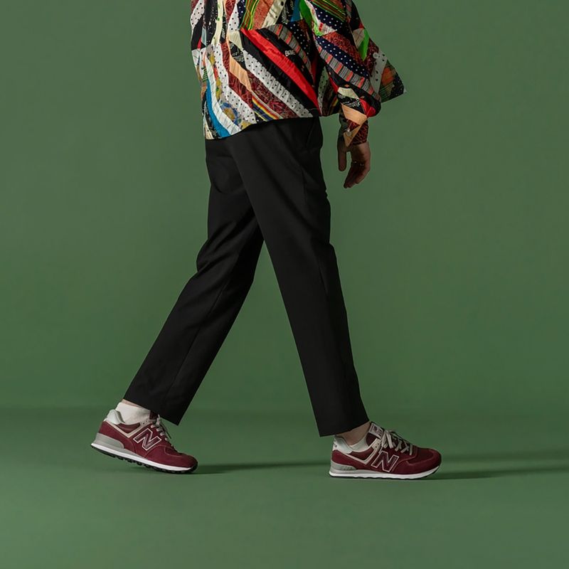 Scarpe New Balance uomo 574 rosso 8