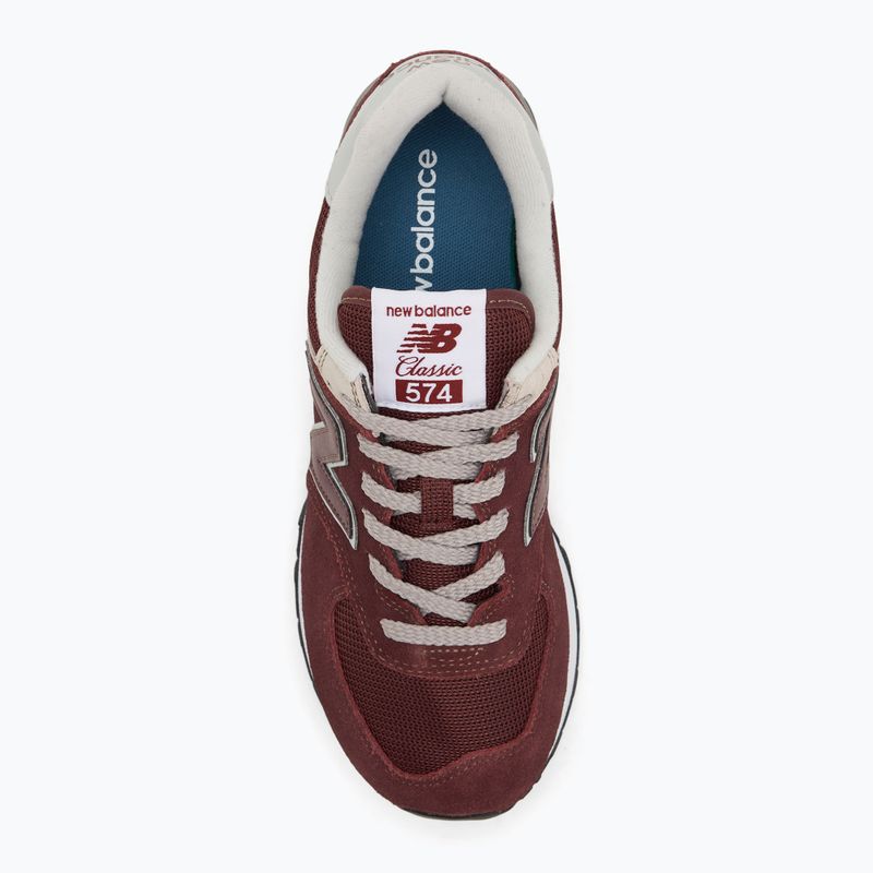 Scarpe New Balance uomo 574 rosso 5