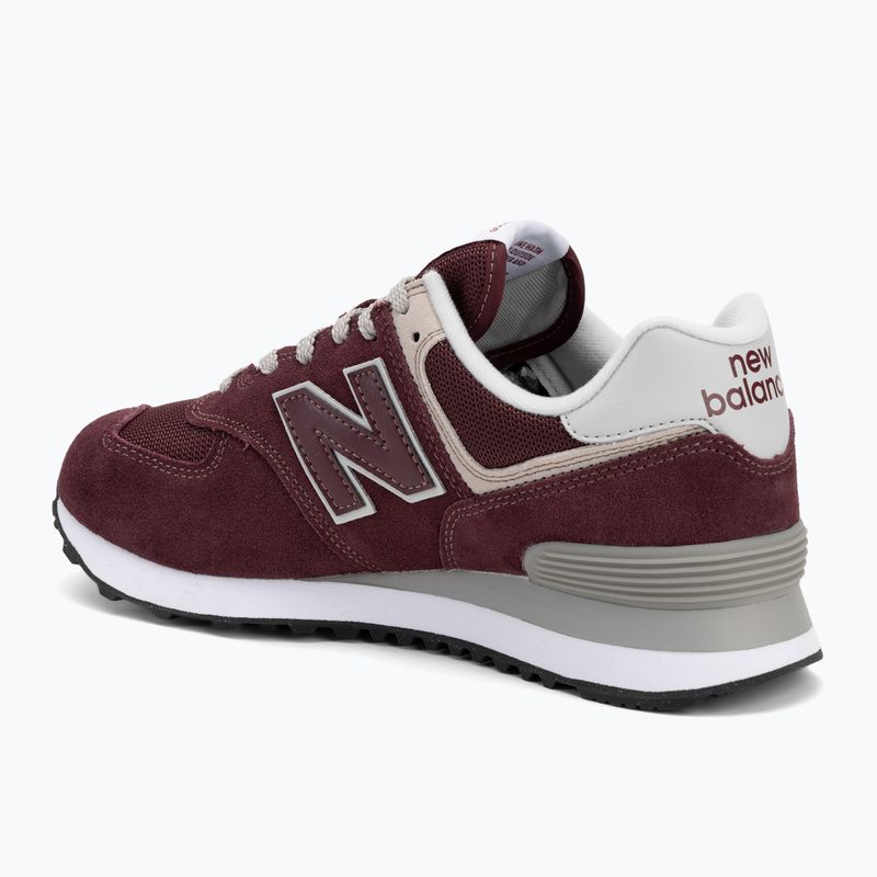 New Balance Classic 574's V3 Wide maroon scarpe da uomo 3