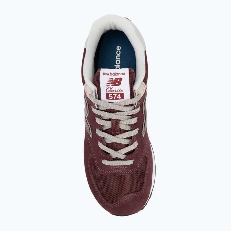 New Balance Classic 574's V3 Wide maroon scarpe da uomo 5