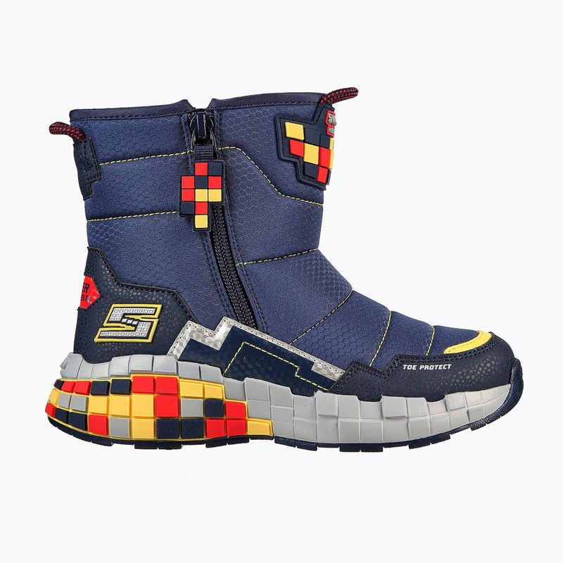 SKECHERS Mega-Craft Cuboforce stivali da neve per bambini navy/rosso