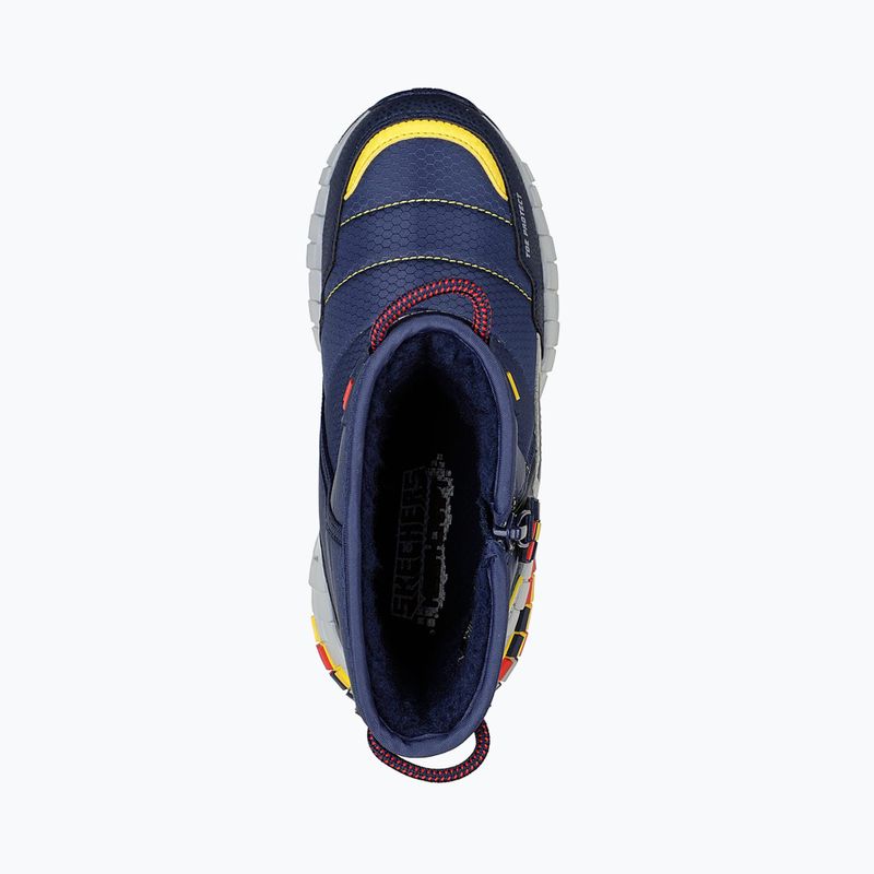 SKECHERS Mega-Craft Cuboforce stivali da neve per bambini navy/rosso 3