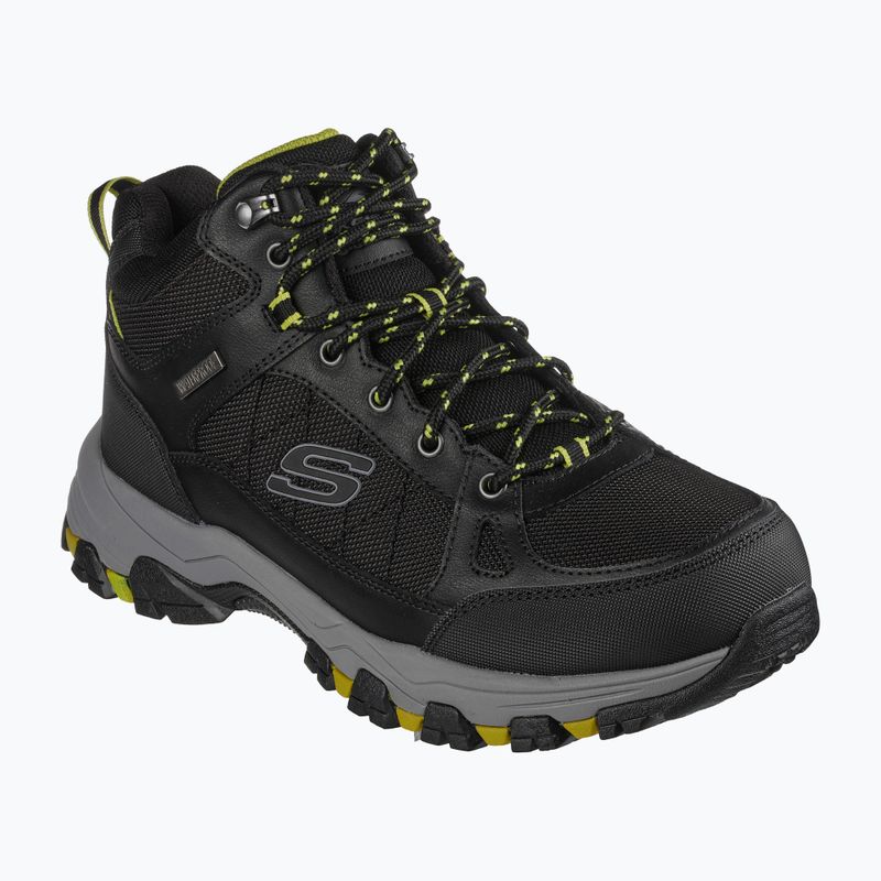 SKECHERS Selmen Melano scarpe da uomo nero 7