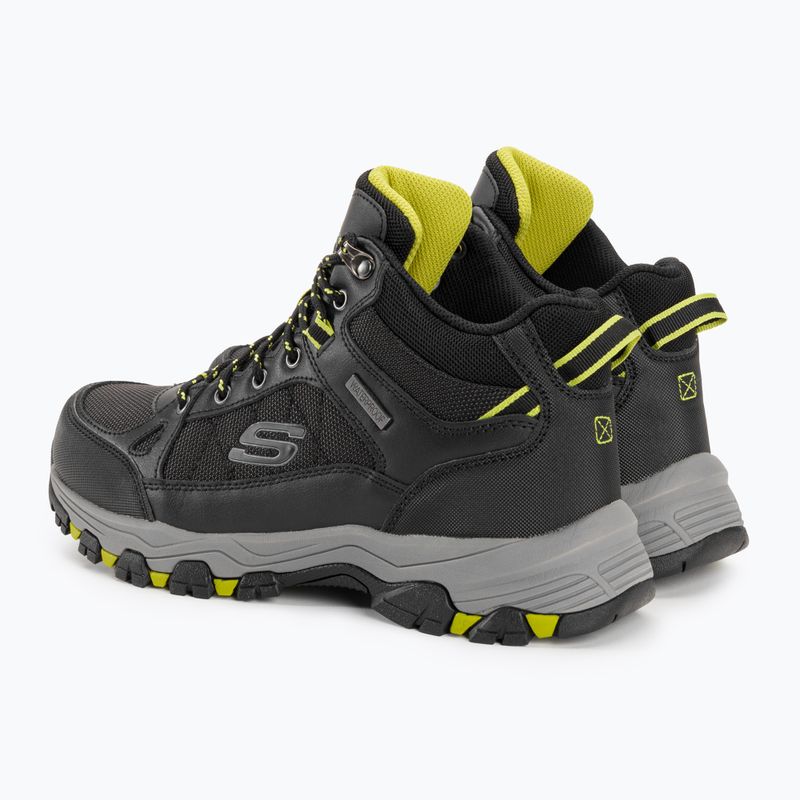 SKECHERS Selmen Melano scarpe da uomo nero 3