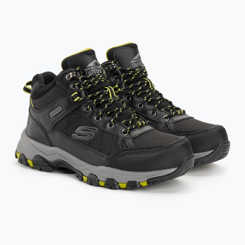 SKECHERS Selmen Melano scarpe da uomo nero 4