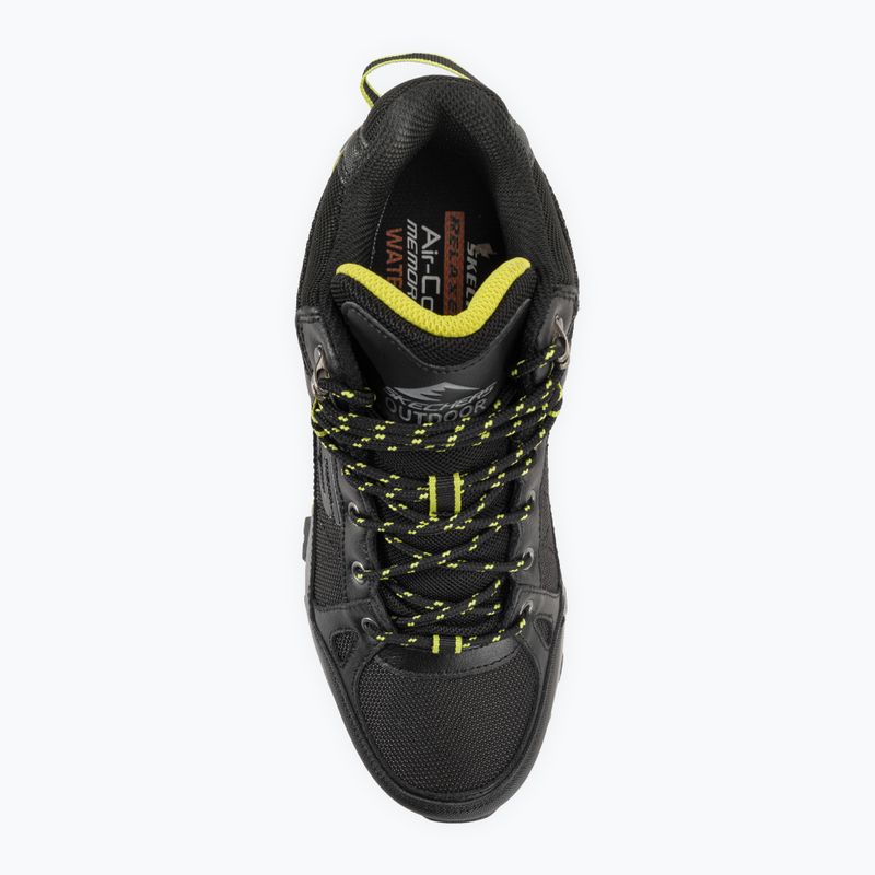 SKECHERS Selmen Melano scarpe da uomo nero 6