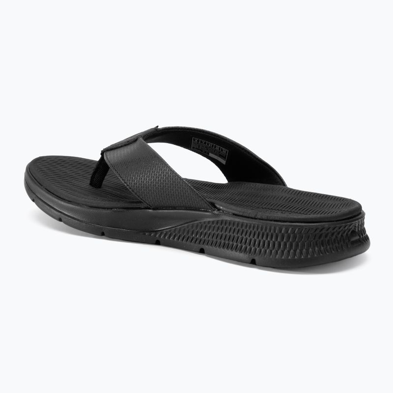 SKCHERS Go Consistent Sandal Synthwave infradito da uomo nero 3