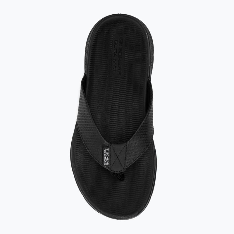 SKCHERS Go Consistent Sandal Synthwave infradito da uomo nero 5