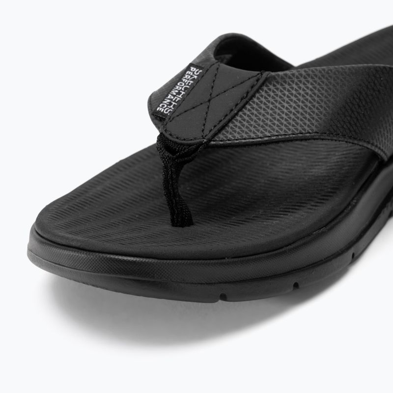 SKCHERS Go Consistent Sandal Synthwave infradito da uomo nero 7