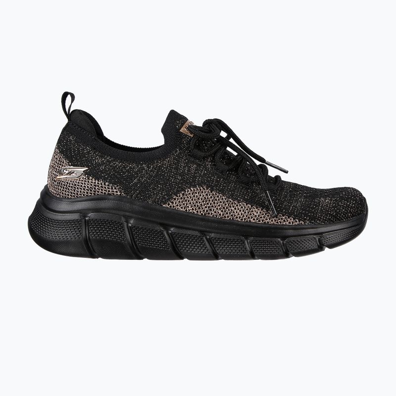 Scarpe SKECHERS Bobs B Flex Fall Sparks donna nero/oro 8
