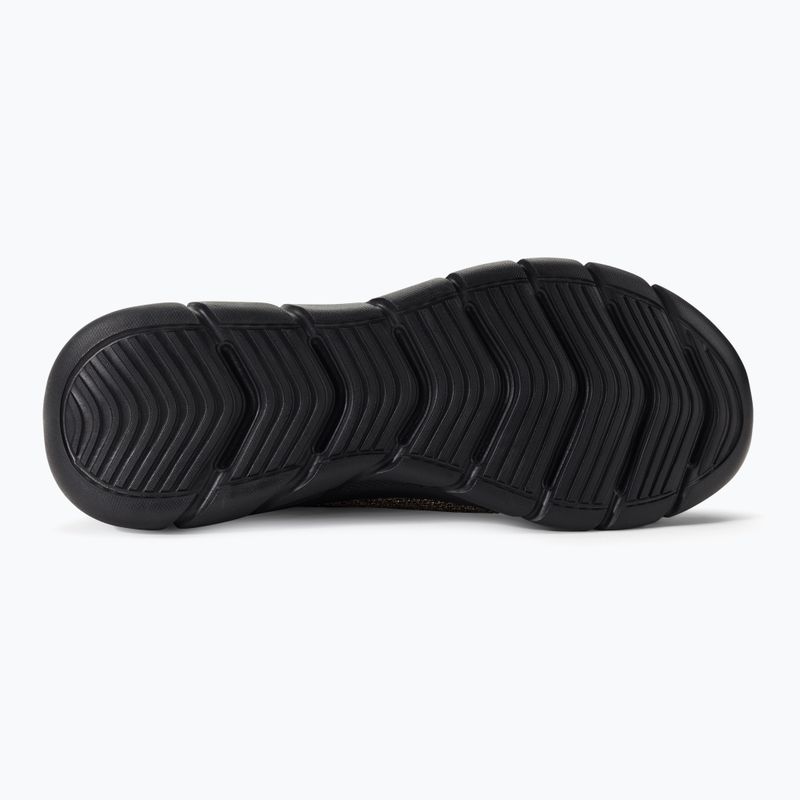 Scarpe SKECHERS Bobs B Flex Fall Sparks donna nero/oro 5