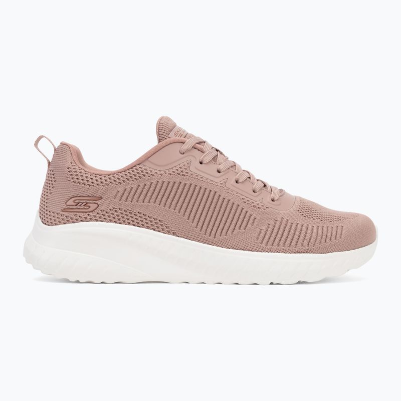 SKECHERS scarpe da donna Bobs Squad Chaos Face Off rosa arancio 2