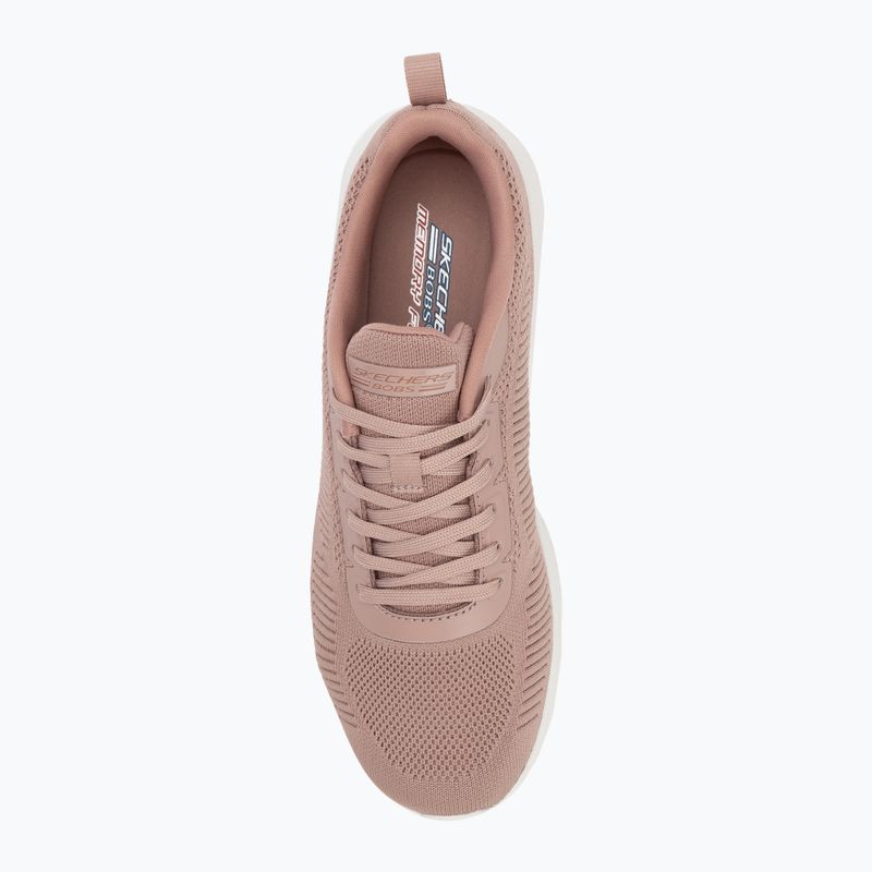 SKECHERS scarpe da donna Bobs Squad Chaos Face Off rosa arancio 5