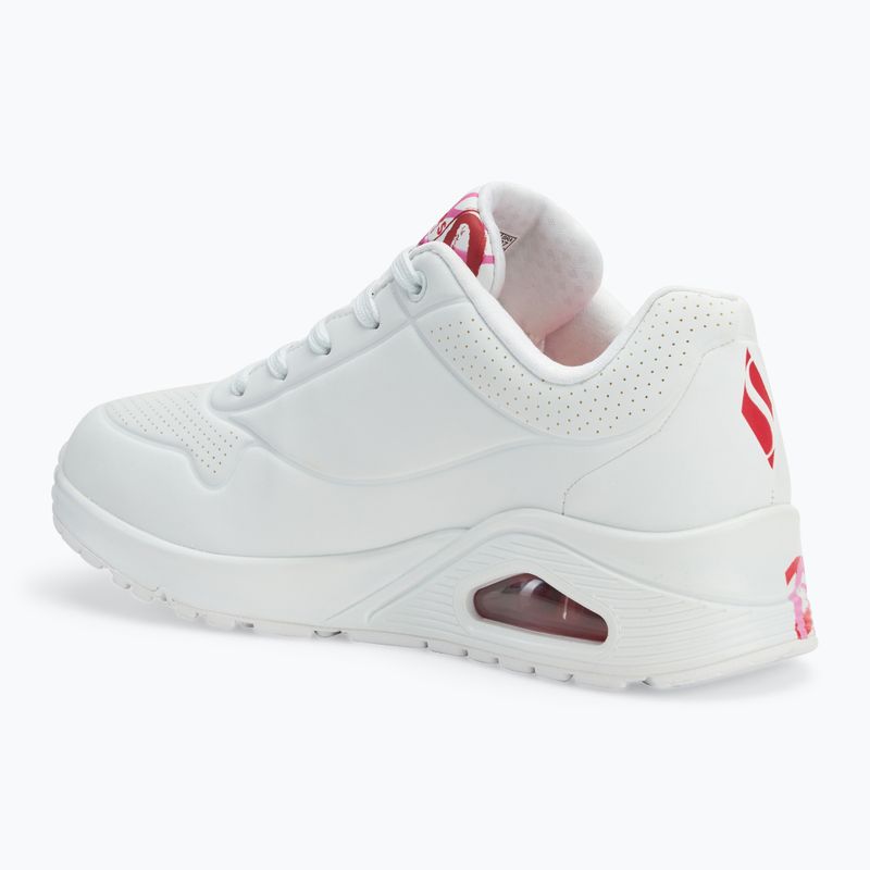 SKECHERS scarpe da donna JGoldcrown Uno Spread The Love bianco/rosso/rosa 3