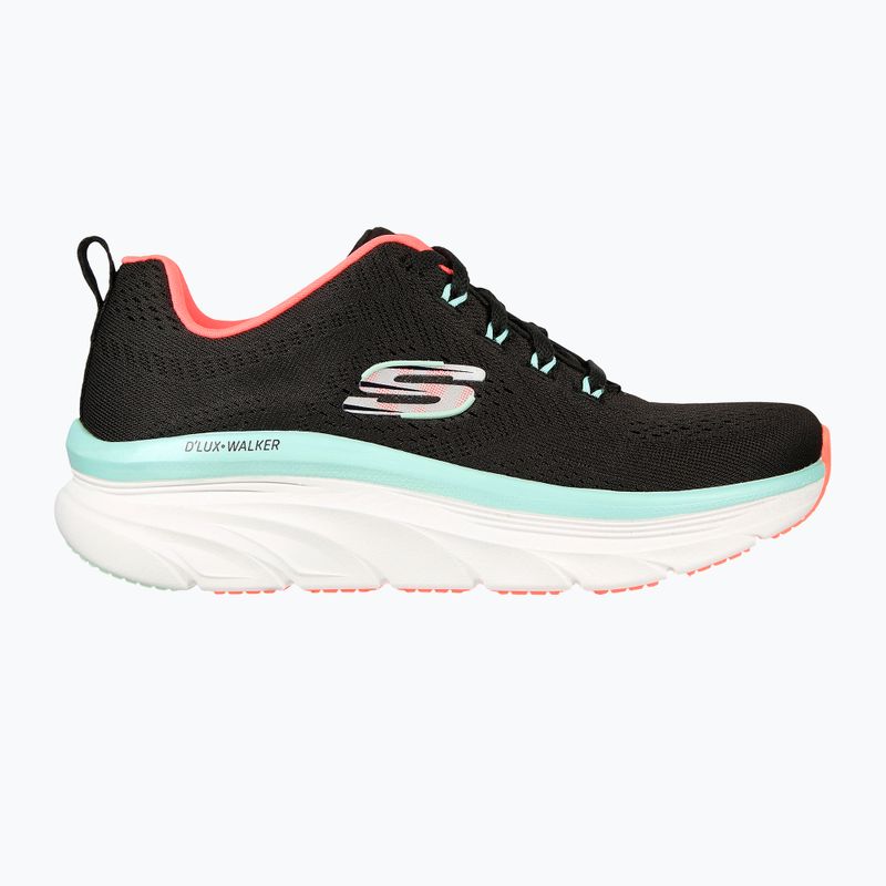 Scarpe da donna SKECHERS D'Lux Walker Let It Glow nero/menta 8